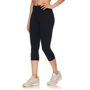 Reebok Women's Black Everyday High Rise Capri Leggings Size Medium